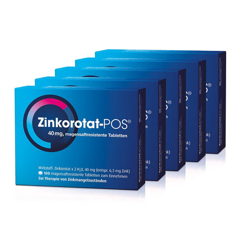 Zinkorotat POS 40 mg 500 comprimés