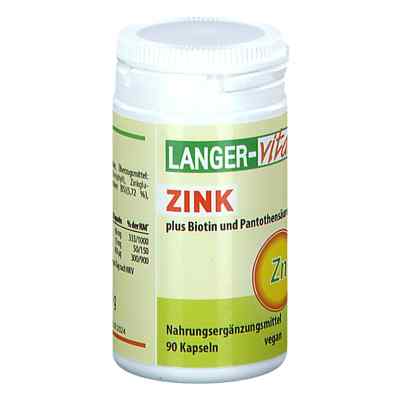 Langer vital Zinc + vitamine B5 + biotine gélules (90 gélules)