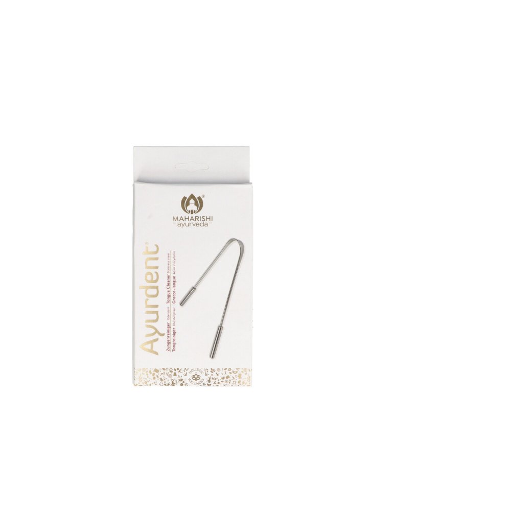 Maharishi Ayurveda gratte-langue en acier inoxydable (1 pièce)